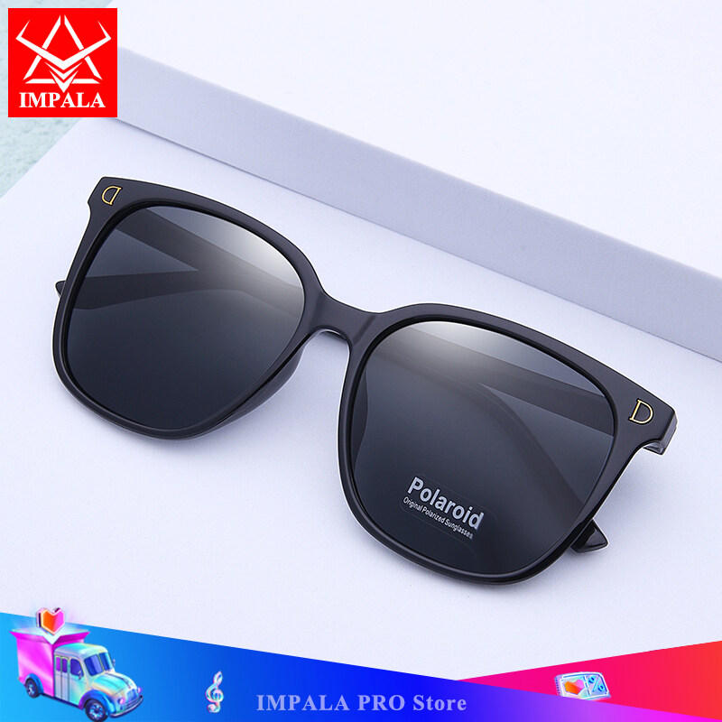 IMPALA PG1650W Fashion Korean Style Polarized Sunglasses For Men and Women Original Brand Sun Glasses Polarized Lens Driving Fishing Men's Sunglasses Women's Sunglasses