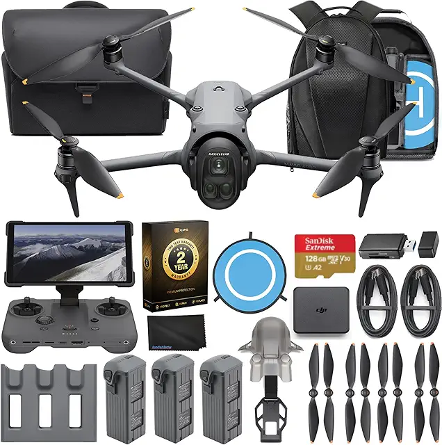 DJI Mavic 4 Pro Drone with 512GB Creator Combo – 6K60 HDR, 100MP, 51-Min Max Flight Time, 18.6-Mile Range